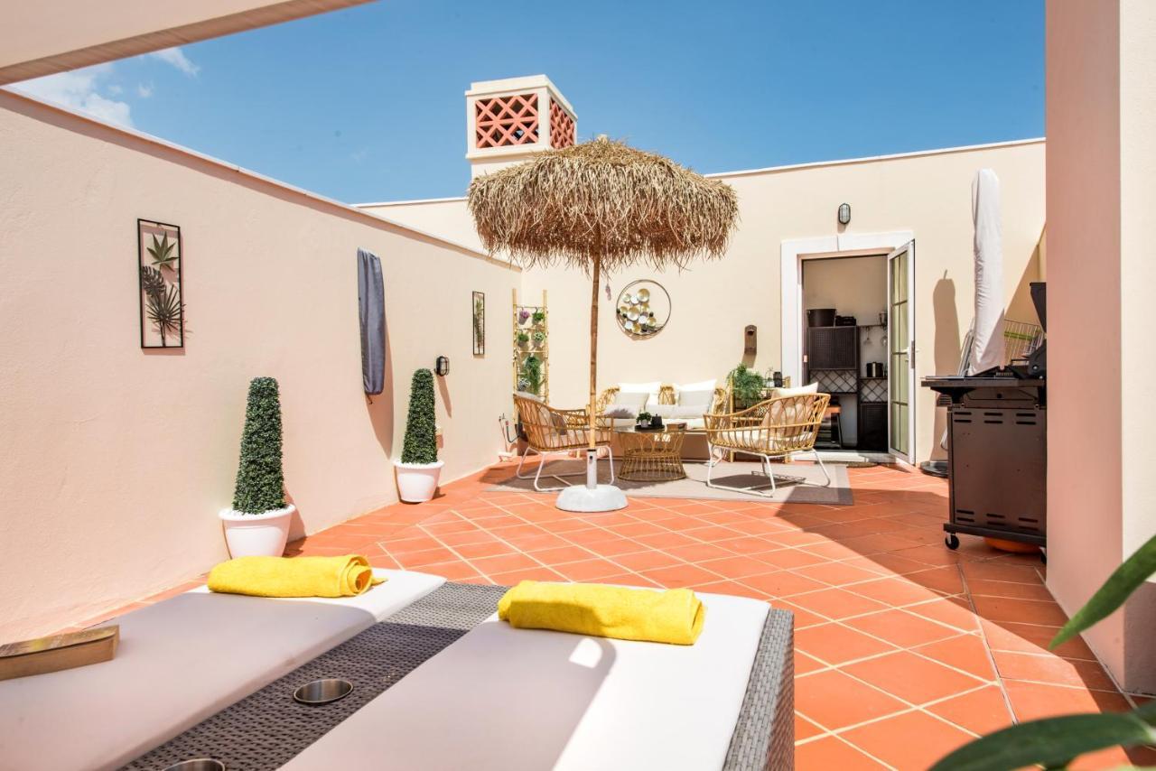 Luxury Apartment With Communal Pool And Terrace Quarteira Exteriér fotografie